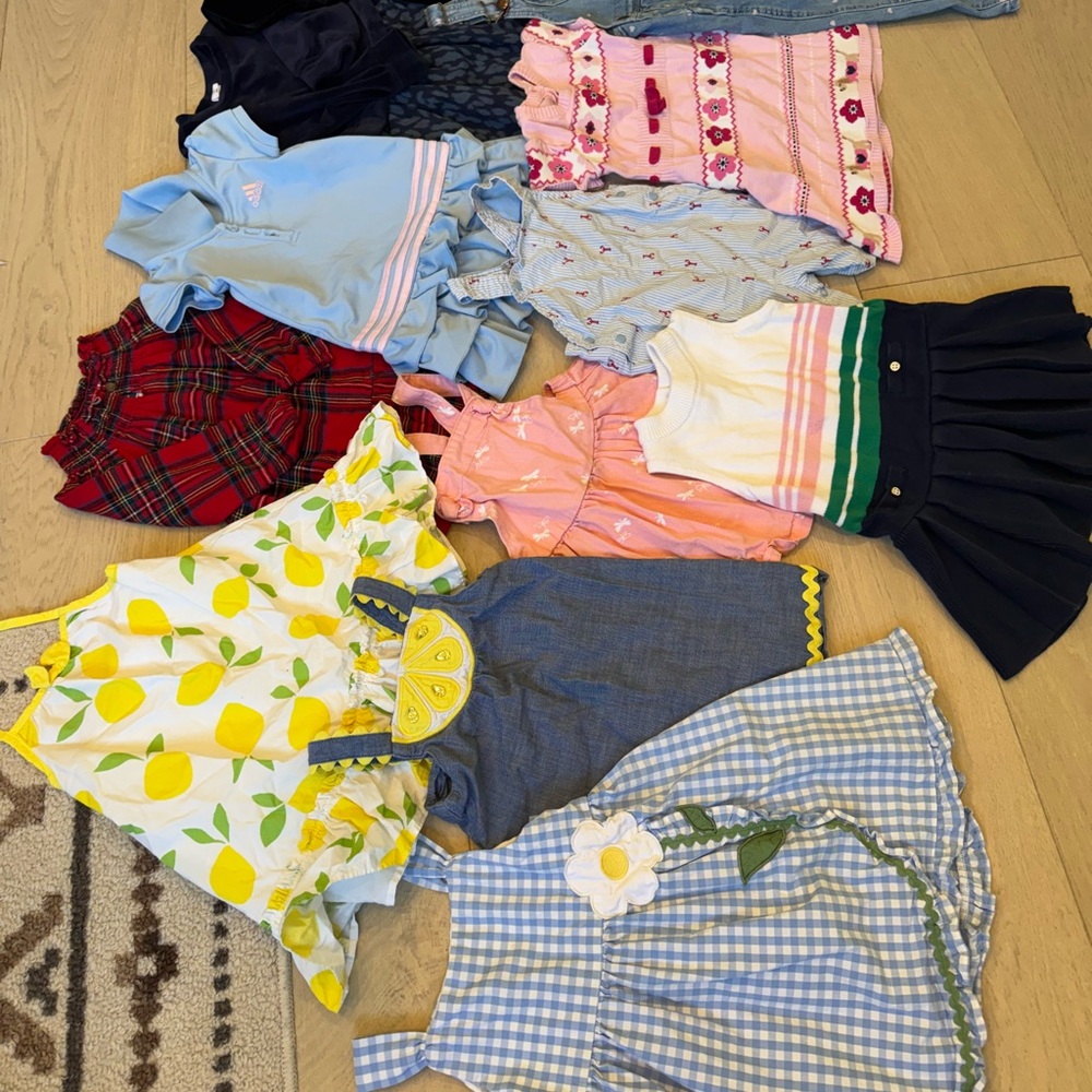 18M-2T baby girl dresses Bundle